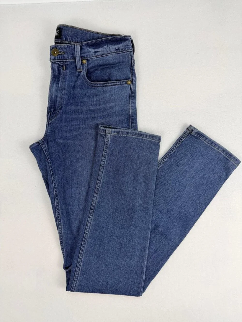 PAIGE Lennox Men's Jeans Size 32 Blue Slim Straight Stretch Premium Denim